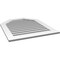 Ekena Millwork Octagonal Top Surface Mount PVC Gable Vent: Functional, w/ 3-1/2"W x 1"P Standard Frame, 30"W x 36"H GVPOT30X3601SF - alternate 2